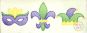 Mardi Gras Trio Sketch | Machine Embroidery Designs by JuJu