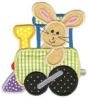 Cottontail Express Applique Machine Embroidery Designs by JuJu 