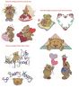 So Beary Sweet Machine Embroidery Designs by JuJu