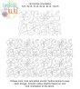 Flowers Ribbons End-to-End Quilting Design | Machine Embroidery Designs by JuJu