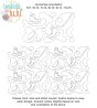 Hockey End-to-End Quilting Design | Machine Embroidery Designs by JuJu