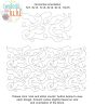 Mustaches End-to-End Quilting Embroidery Design | Machine Embroidery Designs by JuJu