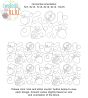 Retro Fruits With Loops End-to-End Quilting Design | Machine Embroidery Designs by JuJu