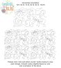 Ribbons and Bow End-to-End Quilting Design | Machine Embroidery Designs by JuJu