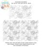 Serpentine Feathers End-to-End Quilting Design | Machine Embroidery Designs by JuJu