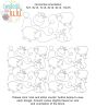Sheep Moon Stars End-to-End Quilting Design | Machine Embroidery Designs by JuJu