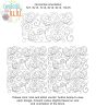 Swirly Flower Hearts End-to-End Quilting | Machine Embroidery Designs by JuJu
