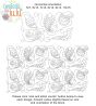 Swirly Paisley End-to-End Quilting Design | Machine Embroidery Designs by JuJu