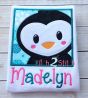 Penguin Box Applique | Machine Embroidery Designs by JuJu