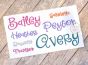 Biscotti Embroidery Font