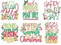 Christmas Word Art 13 Machine Embroidery Designs by JuJu
