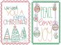 Christmas Greeting Cards 13 | Machine Embroidery Designs by JuJu