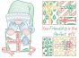 Christmas Greeting Cards Set 3 Digital Machine Embroidery Designs by JuJu