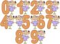 Scarecrow Girl Applique Numbers | Machine Embroidery Designs by JuJu