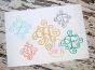 Elegant Scroll ONE COLOR SMALL Monogram