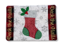 ITH Deck The Halls Mug Rug | Machine Embroidery Designs by JuJu