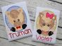 Oval Horse Girl Applique | Machine Embroidery Designs by JuJu