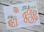 Pumpkin Monogram Topper Satin Embroidery | Machine Embroidery Designs by JuJu
