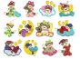 Sleepy bedtime Slumber Sock Monkeys Applique Machine Embroidery Designs by JuJu 