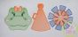 Gator Cheer Trio Sketch Embroidery | Machine Embroidery Designs by JuJu