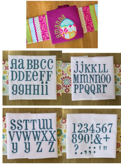 Elsie Embroidery Font Machine Embroidery Designs by JuJu