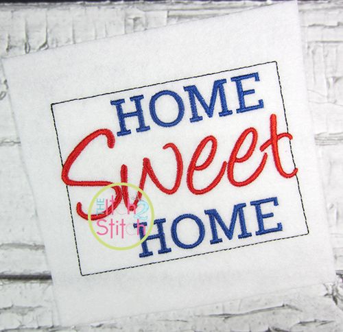 Home Sweet Home Colorado Embroidery | Machine Embroidery Designs by JuJu