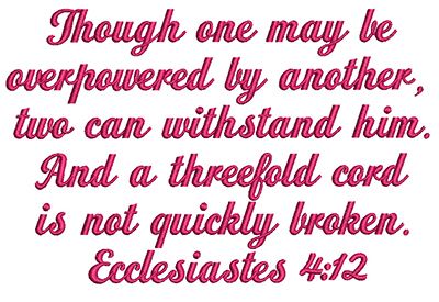 Ecclesiastes 4:12