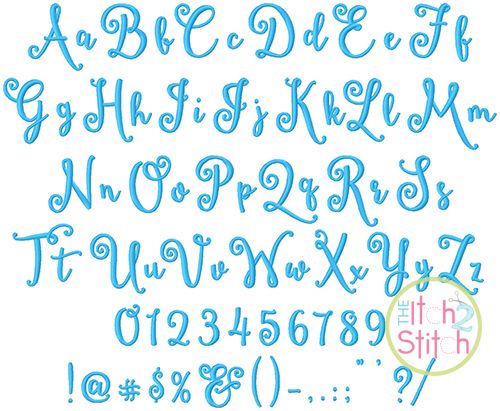 Starstruck Embroidery Font | Machine Embroidery Designs by JuJu 