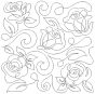 Beautiful Roses End to End Quilting Design | Machine Embroidery Designs by JuJu