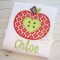 Apple Heart Applique | Machine Embroidery Designs by JuJu