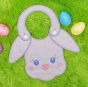 ITH Bunny Face Baby Bib | Machine Embroidery Designs by JuJu