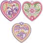 Free Standing Lace Hearts 3 | Machine Embroidery Designs by JuJu