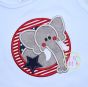 Election Elephant Applique | Machine Embroidery Designs by JuJu