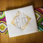 Elegant Swirls Diamond Monogram Machine Embroidery Designs by JuJu