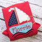 Girly Sailboat Applique | Machine Embroidery Designs by JuJu