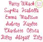 Patty Whack Embroidery Font | Machine Embroidery Designs by JuJu