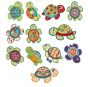 Sea Turtles Applique Machine Embroidery Designs by JuJu 