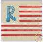 Stacked Sans SKETCH Flag Frame Embroidery | Machine Embroidery Designs by JuJu