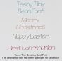 Teeny Tiny Greeting Card Font
