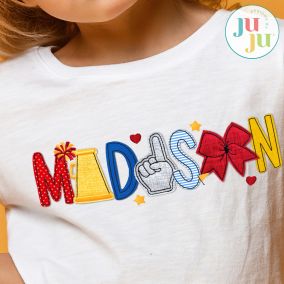 Cheer Embellishment Kit Embroidery Set | Machine Embroidery Designs by JuJu