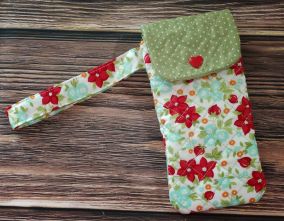 Ultimate Phone Case With Zipper Pocket | Machine Embroidery Designs by JuJu