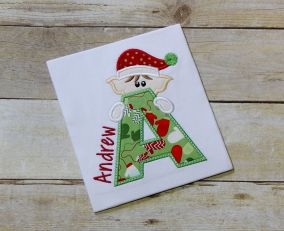 Boy Elf Alphabet | Machine Embroidery Designs by JuJu