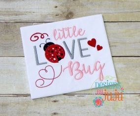 Little Love Bug | Machine Embroidery Designs by JuJu