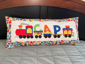 Train Alphabet Applique | Machine Embroidery Designs by JuJu
