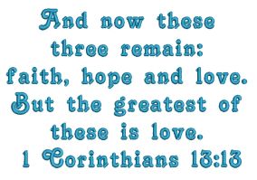 1 Corinthians 13:13