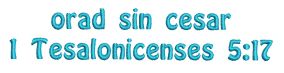 Pray Without Ceasing Spanish