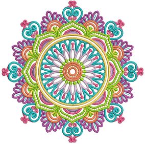 Marvelous Mandalas Set 2 Machine Embroidery Designs by JuJu