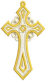 Free Standing Lace Crosses 2 Machine Embroidery Designs by JuJu