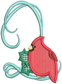 Christmas Script Numbers Machine Embroidery Designs by JuJu