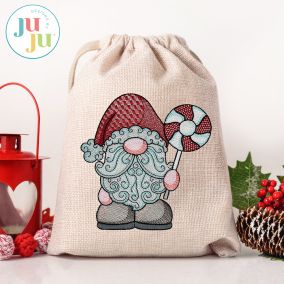 Swirly Beard Santa 4 Embroidery Design | Machine Embroidery Designs by JuJu